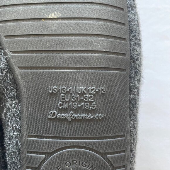 Dearfoams Buffalo Plaid Slippers size 13 - Picture 6 of 6